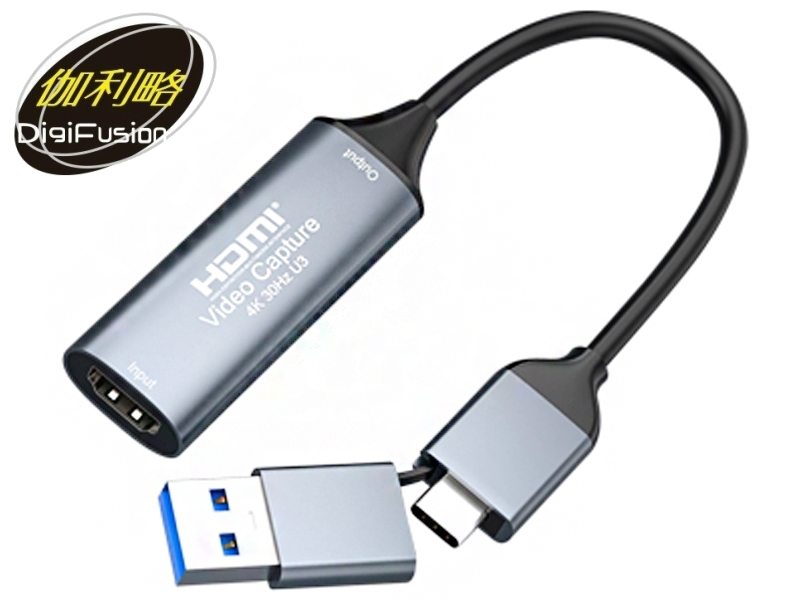 USB3.2 Gen1 TypeC+A HDMI影音擷取 ANC(U3THVAC)