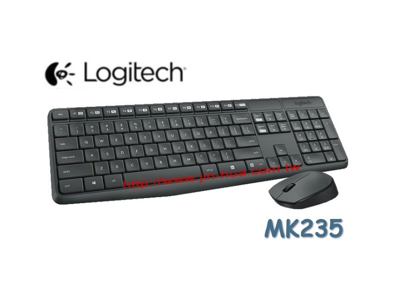 Logitech 羅技MK235 無線鍵盤滑鼠組