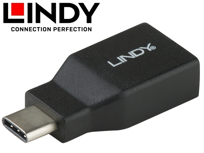 LINDY林帝 USB3.2 Gen2 Type-C/公TOType-A/母OTG轉接頭