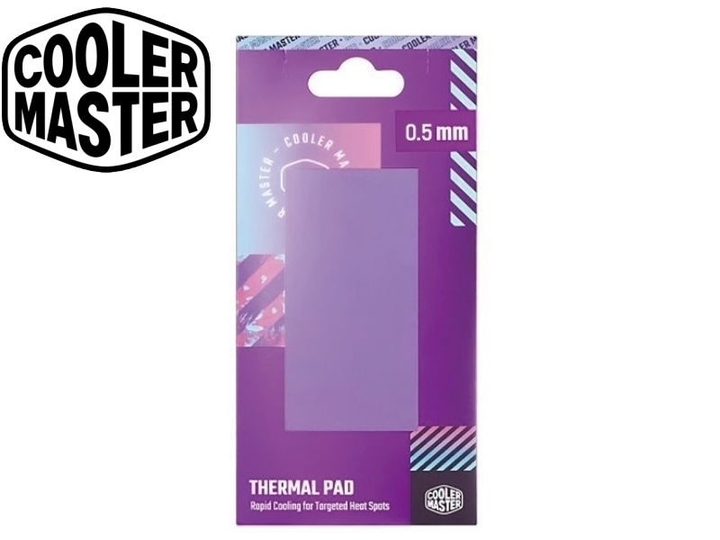 Cooler master 矽膠導熱片0.5mm(K=13.3)
