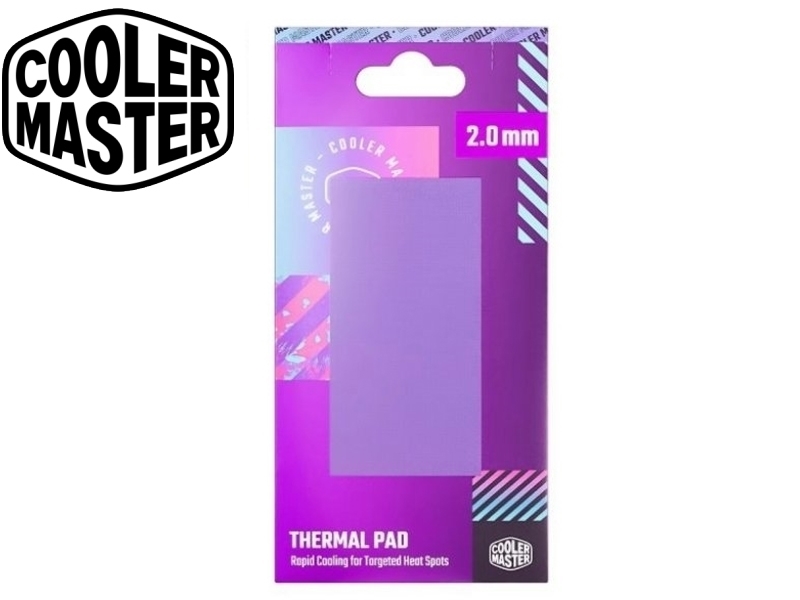 Cooler master 矽膠導熱片2.0mm(K=13.3)