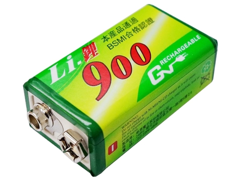 9V 700mA 鋰充電電池