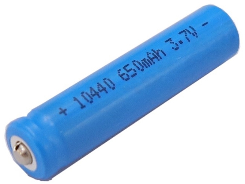 10440 3.7V鋰電池650mAH