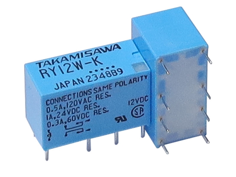 日製DC12V 0.5A 2C繼電器(RY12W-K )