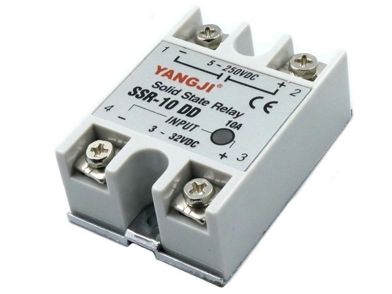 10A DC TO DC SSR (in:3~32VDC out:5~250VDC)