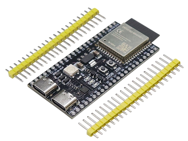 ESP32-S3-WROOM-1-N16R8 開發板(附排針未焊)