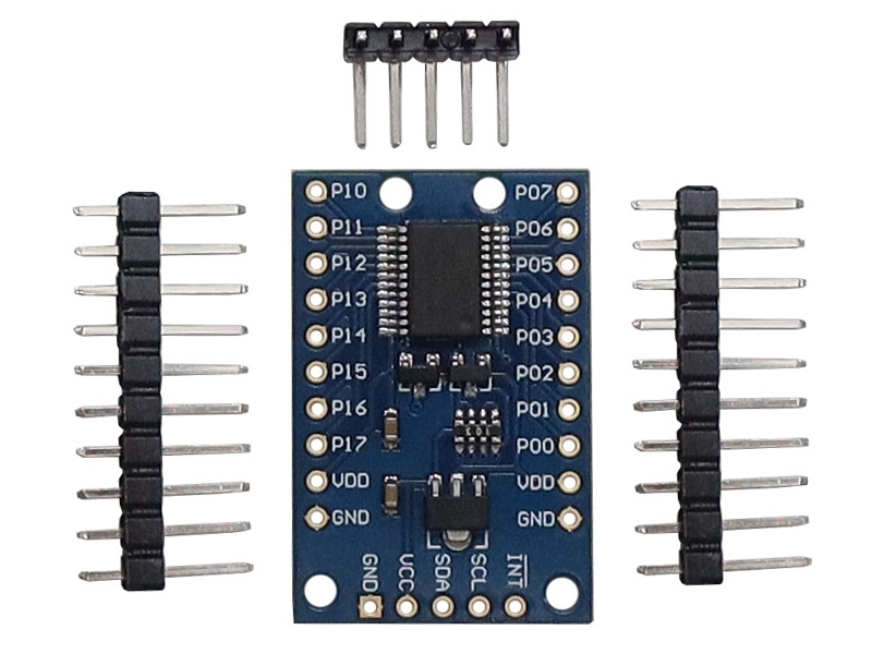 PCF8575/I2C 16路I/O擴充模組