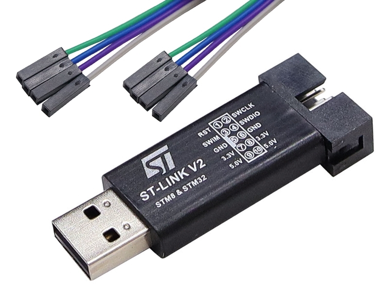 ST-LINK stlink V2 STM8/STM32模擬燒錄器 副廠