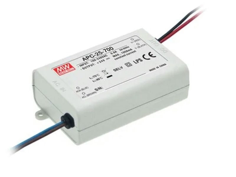 APC-25-700 單電源供應器DC11~36V/700mA 25.2W [IP42]