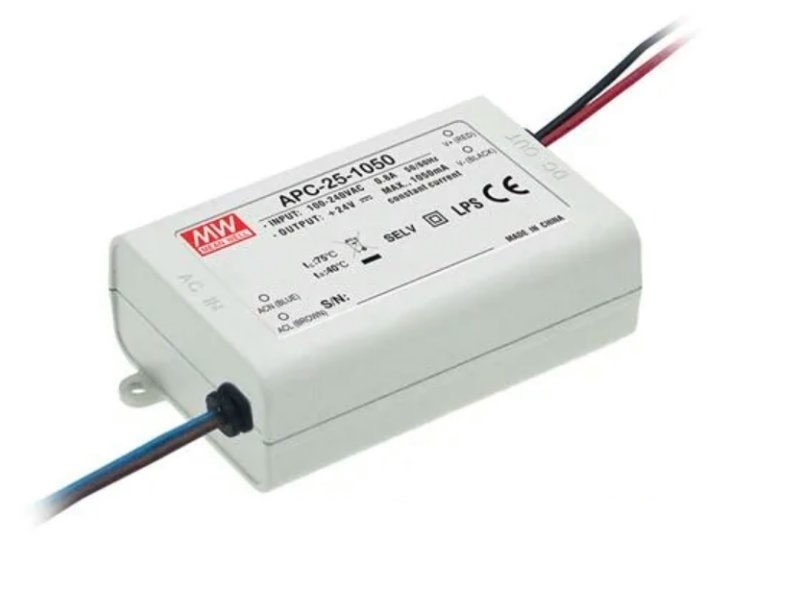 APC-25-1050 單電源供應器DC9~24V/1050mA 25.2W [IP42]