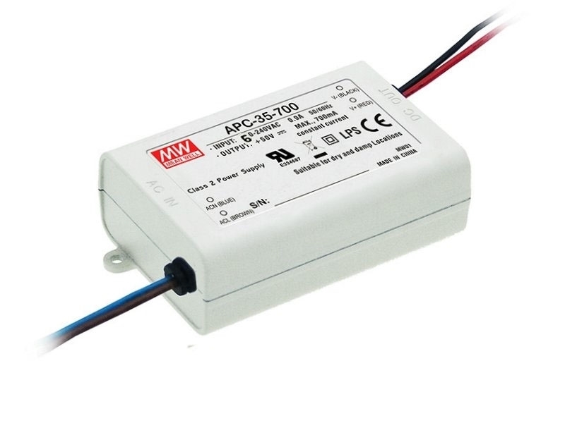 APC-35-700 單電源供應器DC15~50V/700mA 35W [IP42]