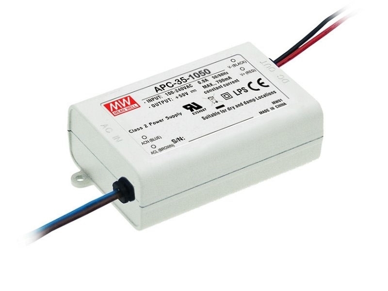 APC-35-1050 單電源供應器DC11~33V/1050mA 34.7W [IP42]