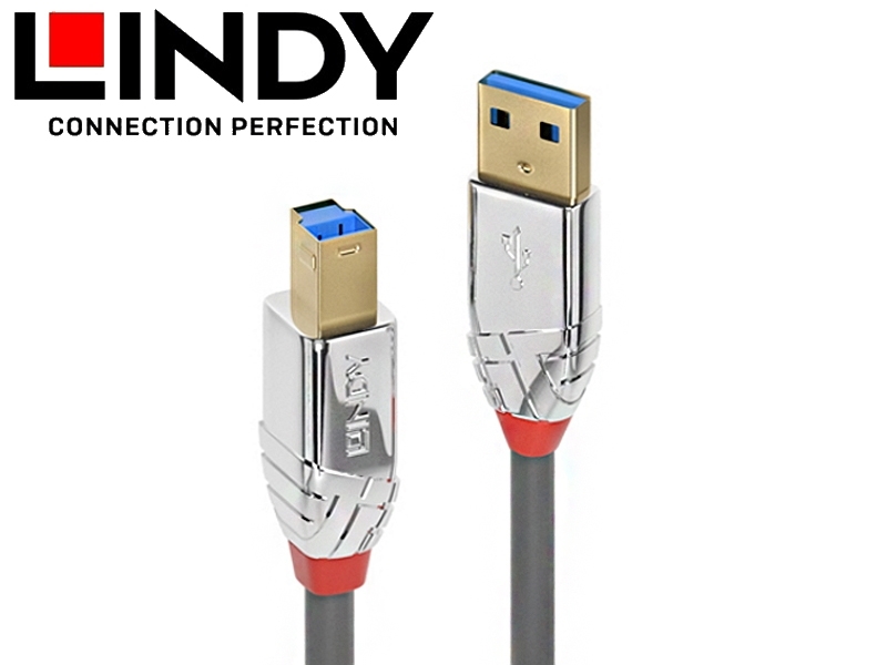 LINDY林帝 USB3.0 TYPE-A/公 TO TYPE-B/公傳輸線1M