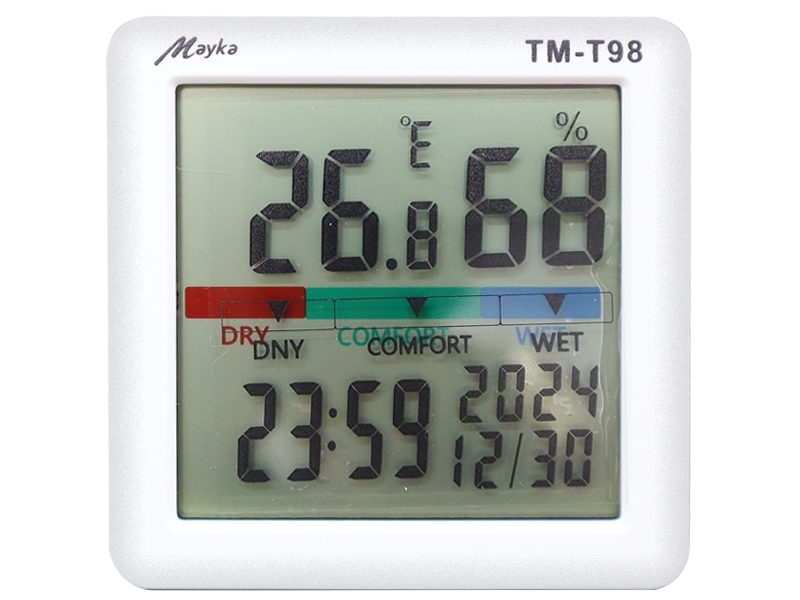 多功能溫溼度萬年曆 TM-T98