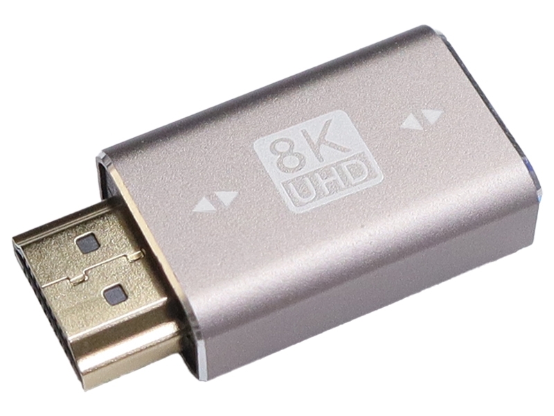 數位影音HDMI(公)轉(母)鋁合金8K KM-ZJT05