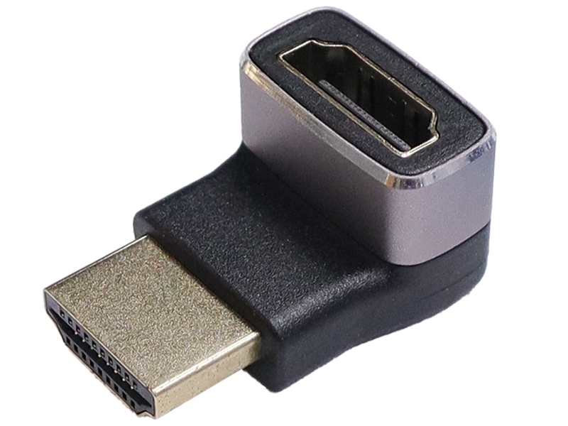 數位影音HDMI(公)轉(母)270度鋁合金8K KM-ZJT08