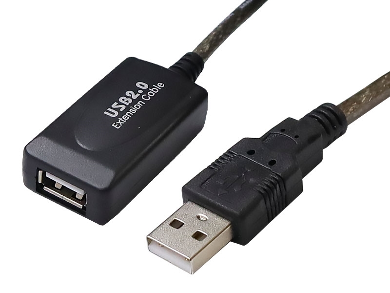 USB2.0  5米訊號加強線U-005-03藍卡 (USB EXTENSION CABLE )