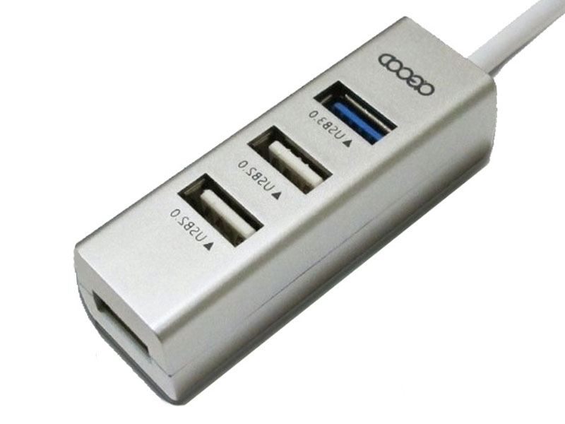 F-FF107 USB3.0+2.0鋁合金4PORT HUB  