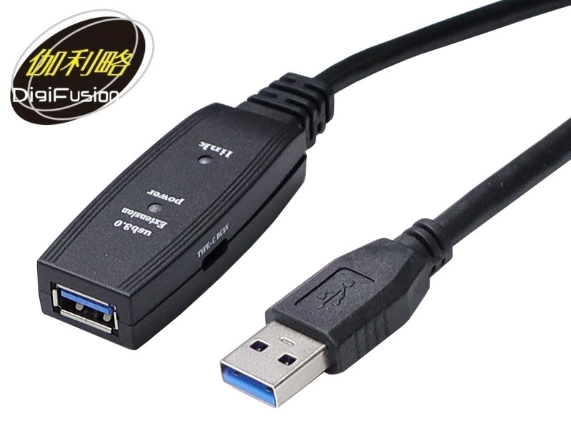 A305伽利略USB3.0信號放大延長線5M