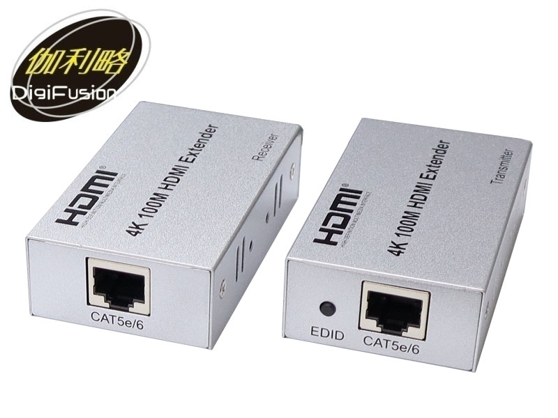 HDMI 4K2K 網路線 影音延伸器 100m HDR4100