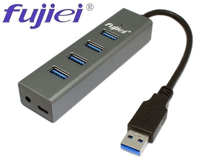 Fujiei USB3.0HUB 4Port 鋁殼 AJ1072