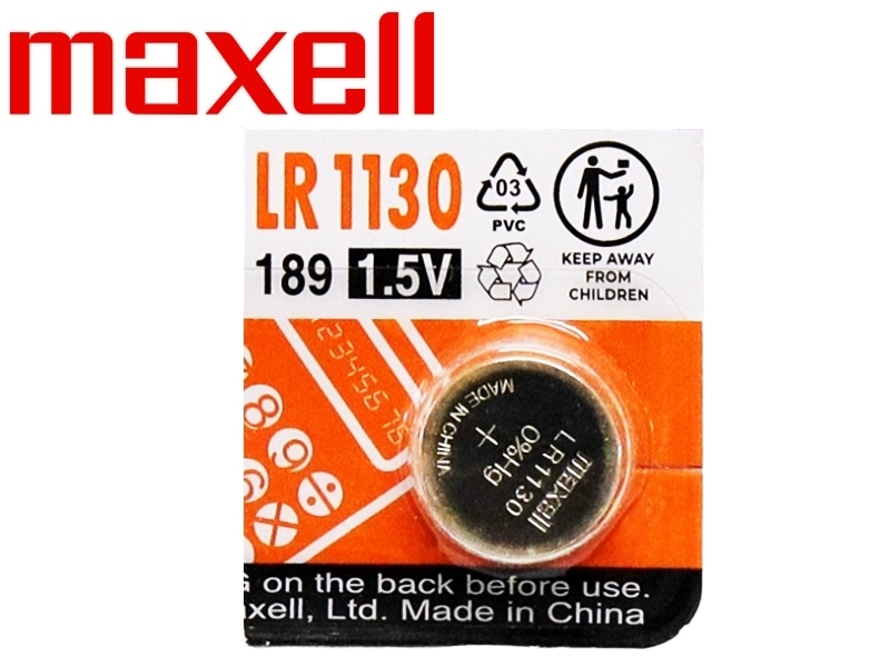 Maxell LR1130/G10/189 鈕扣型電池 1只入 