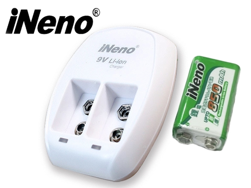 iNeno 9V鋰電電池充電器