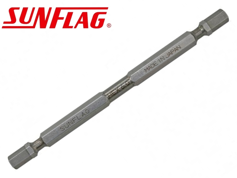 6.0x110mm雙頭六角起子頭 日製SUNFLAG DSW-60110 