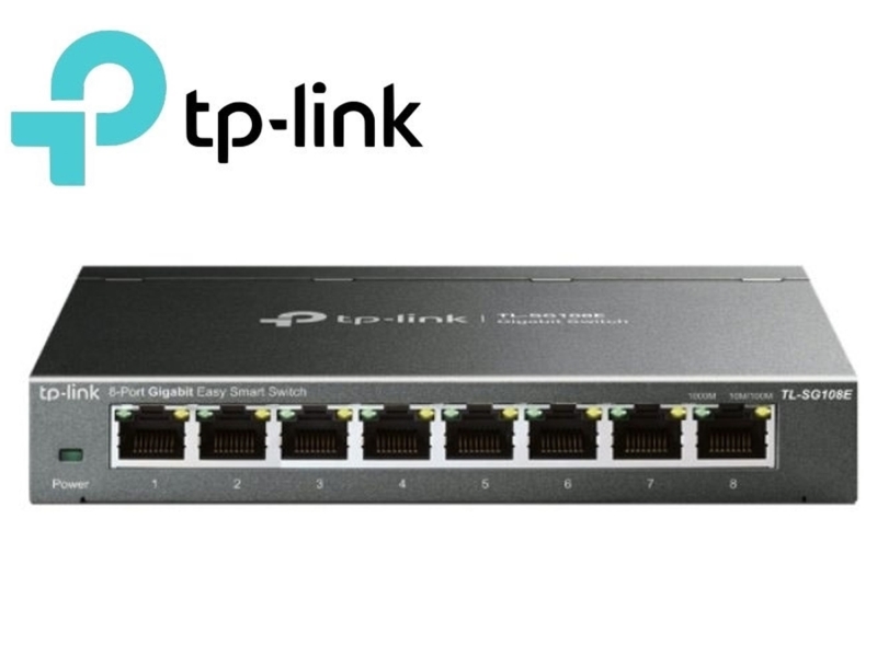 TP-LINK 8-PORT Gigabit HUB 簡易智慧型交換器