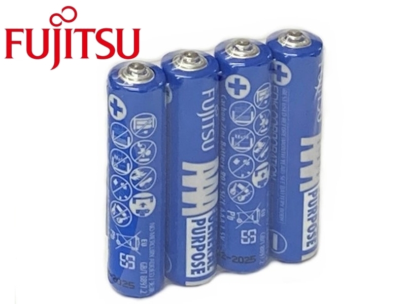 [4只裝] FUJITSU 富士通 4號AAA碳鋅電池 