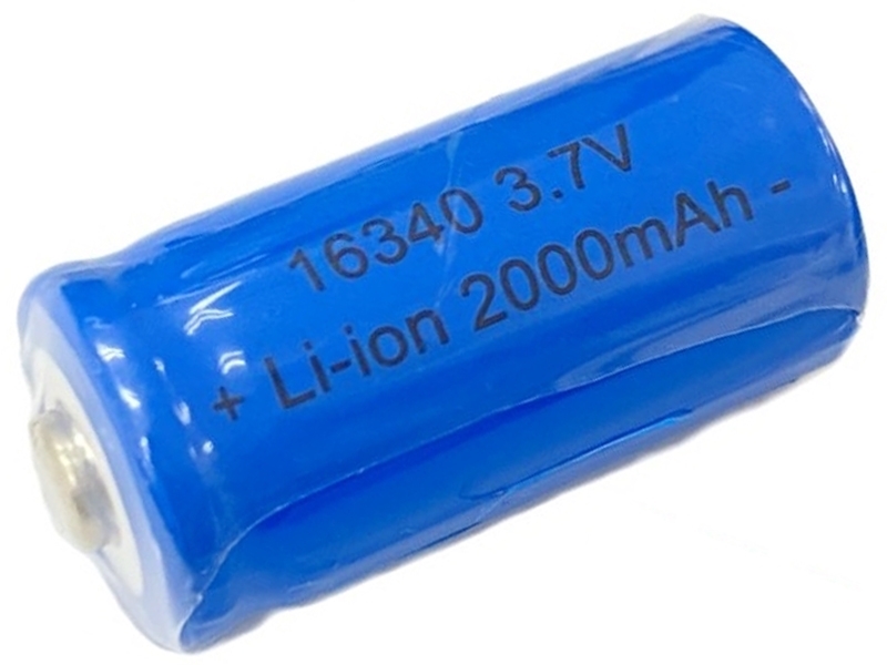 16340 充電鋰電池3.7V/2000mAH