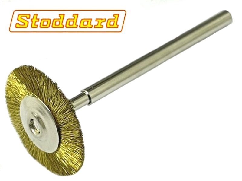 英國Stoddard 銅絲圓型輪刷 3mm