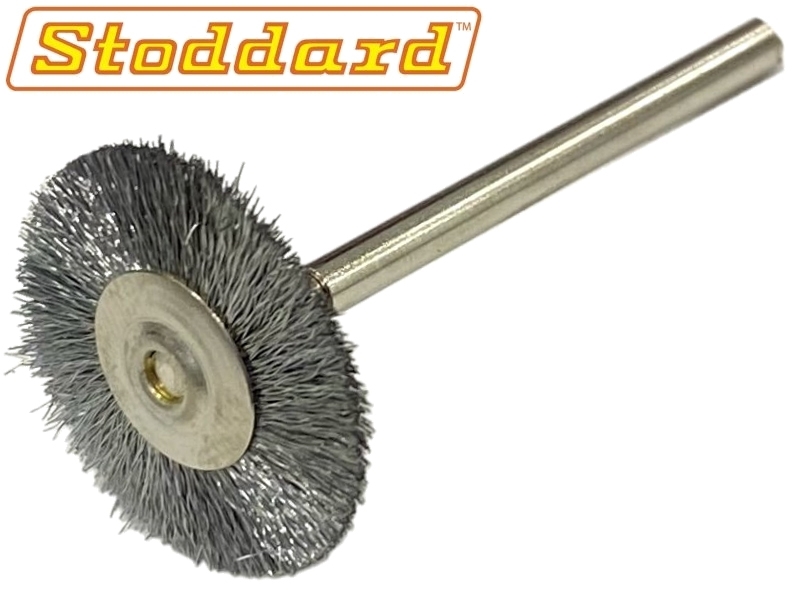 英國Stoddard 鋼絲圓型輪刷 3mm