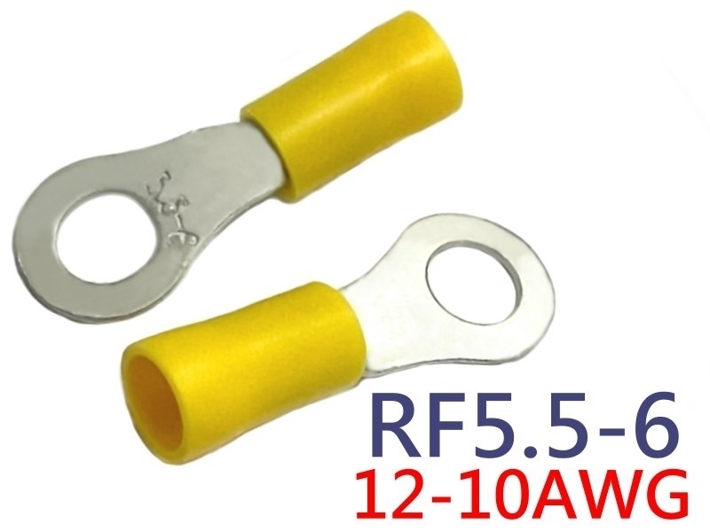 [100只裝] RF5.5-6 絕緣端子