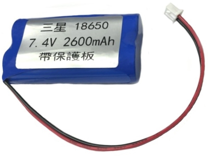 三星7.4V 2.6A鋰電池 附保護板2.5mm 2P