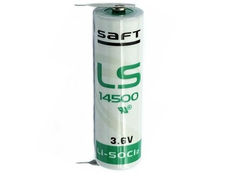 SAFT LS-14500T 3.6V 帶PIN 一次性鋰電池