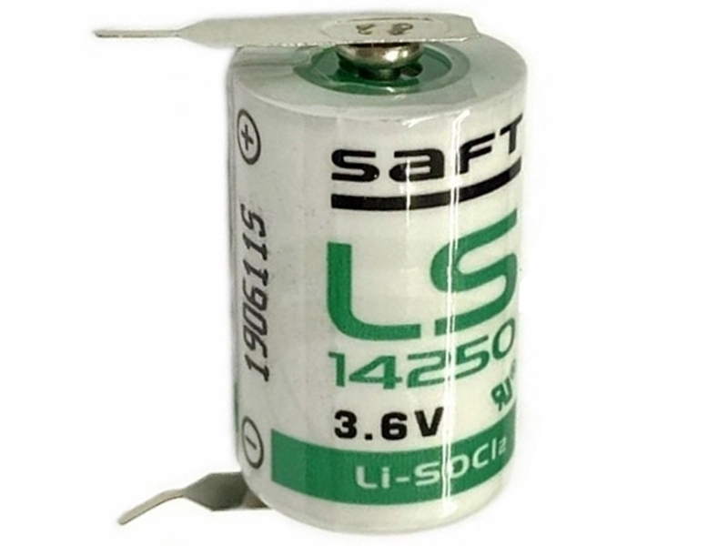 SAFT LS-14250T 3.6V 帶PIN 一次性鋰電池