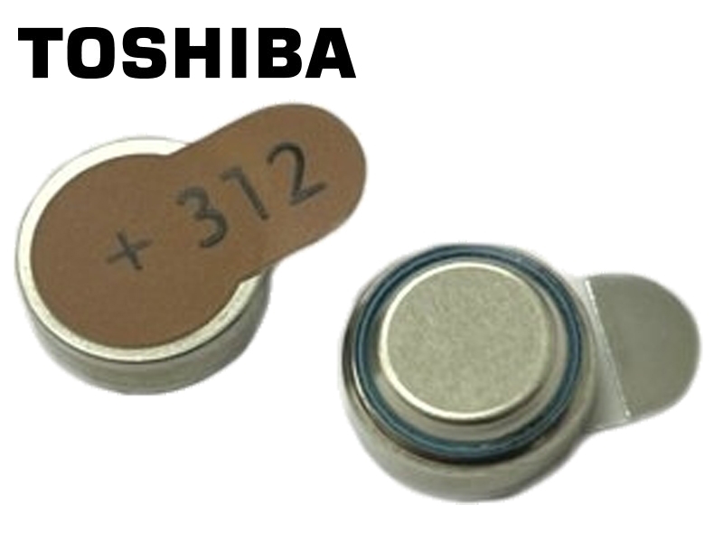 [6只裝] TOSHIBA 312 空氣助聽電池 1.4V