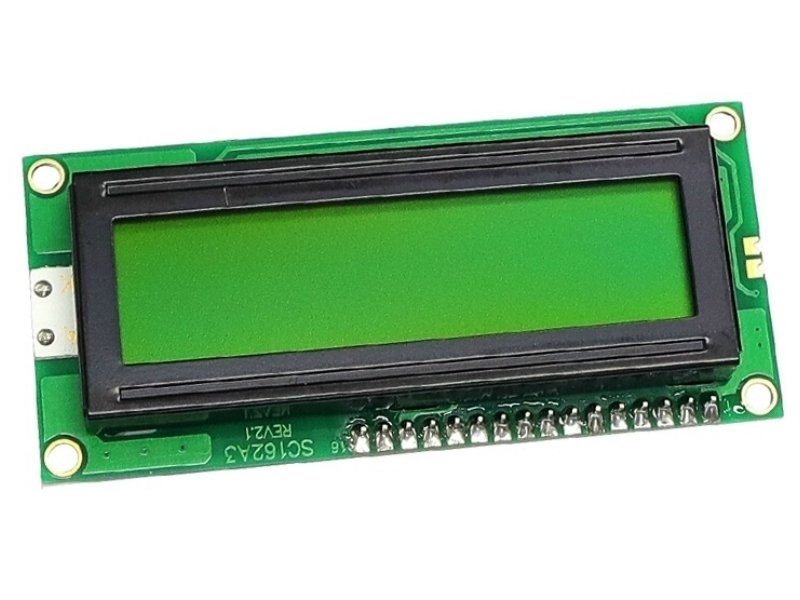 IIC/I2C介面 1602 LCD 綠背光液晶模組