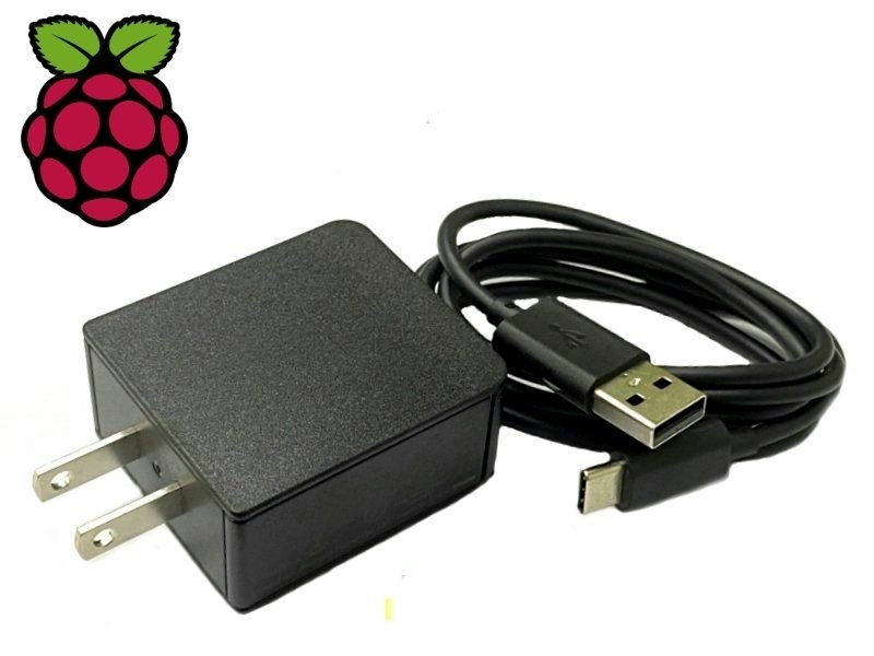 樹莓派Raspberry電源適配器5V3A電源+Type-C 線 (Pi4B配件)