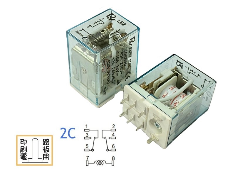 AC24V 10A 2c繼電器*